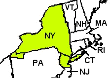 New Jersey Processed Products Office Coverage Area