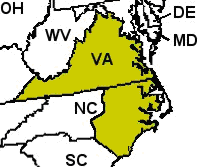 Richmond Processed Products Branch Office Coverage Area